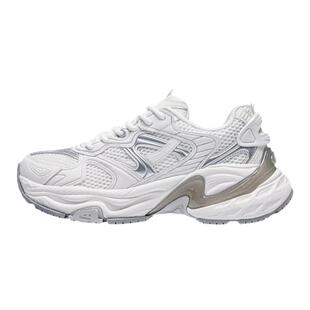 Kappa厚底老爹鞋女2025冬季新款轻便百搭小白鞋休闲复古运动鞋子