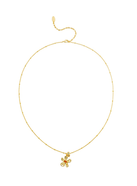 XTASTE 【花朵链条项链】小众设计高级感项链颈链女