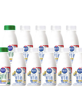 【吴磊同款】光明优倍浓醇鲜牛奶185ml瓶装有机新鲜牛奶整箱