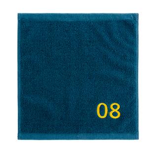 4D餐饮管理毛巾定制logo酒店分类专用色标厨房带数字编号