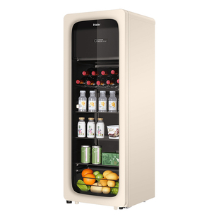 海尔冰吧92/133/150升客厅小型家用冷藏冷冻柜办公室茶叶饮料冰箱