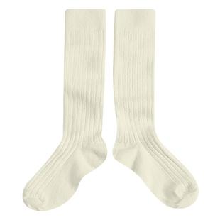 Collegien儿童袜子春款女童中筒袜埃及长绒棉婴儿宝宝袜子长筒袜