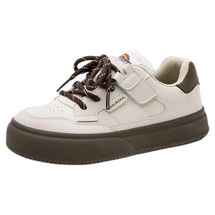 Dickies女鞋2025新款冬季加绒休闲鞋子厚底增高运动鞋百搭亲子鞋