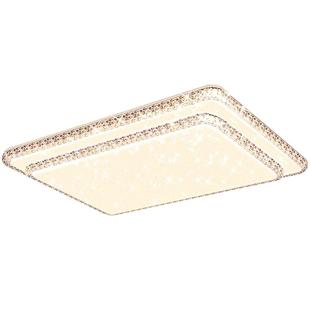 鸿雁吸顶灯客厅灯北欧风轻奢水晶中山灯具三室两厅灯具套餐组合