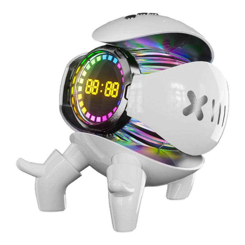 DeepSeek豆包机甲小怪兽蓝牙音响男生日礼物无线时钟闹钟智能音箱