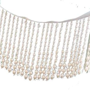 重工钉珠流苏珍珠花边葫芦吊坠辅料服装窗帘配饰diy手工珠帘织带