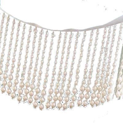 重工钉珠流苏珍珠花边吊坠diy