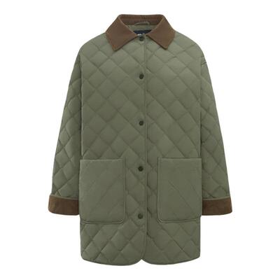 雪中飞针织翻领轻薄羽绒服