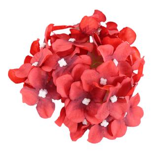 仿真绣球花头 绢花 diy手工婚礼新娘头饰配件 花环装饰假花材料