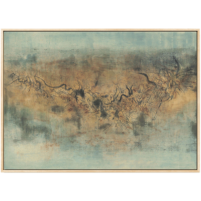 不够艺术赵无极抽象风书房装饰画