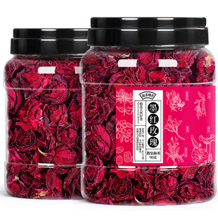 赵家铺子墨红玫瑰花天然正品包邮干玫瑰花冠另售玫瑰花茶