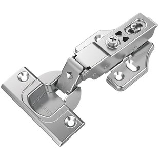 哥尼迪K322反弹铰链液压阻尼缓冲304不锈钢静音衣橱柜门直中大弯