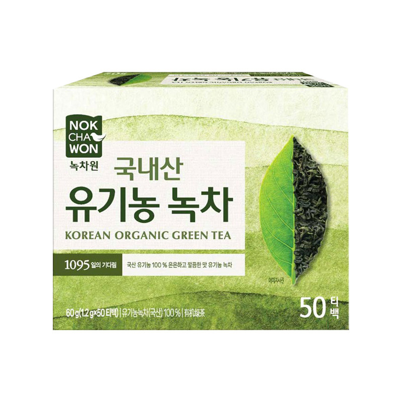 韩国直邮nokchawon绿茶园拜托了冰箱王嘉尔推荐同款有机农绿茶粉