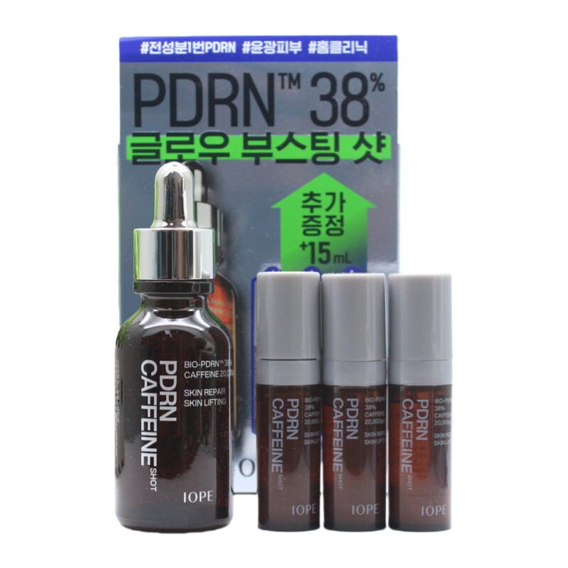 韩国IOPE艾诺碧咖啡因安瓶精华液PDRN 38%礼盒套装提亮紧致抗皱