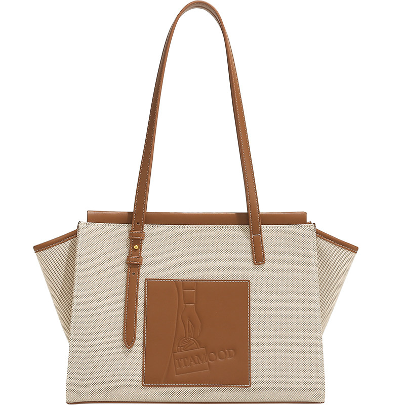 【胡可推荐】妙迪2023新款小众设计托特包大容量日常通勤单肩包包