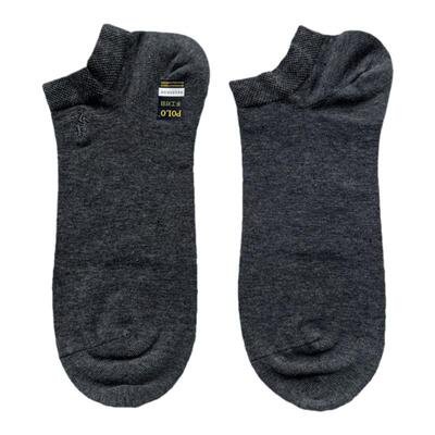 POLO袜子男夏季薄款全棉纯色百搭休闲短袜低帮防臭无骨船袜7176