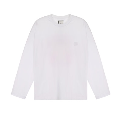 WOOYOUNGMI 春夏新款男士后背印花长袖圆领T恤银泰百货 301574