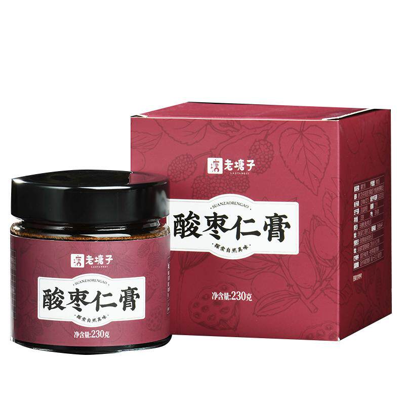 酸枣仁膏百合茯苓益生元睡眠酸枣仁失助睡前膏眠甘草桑葚黄精泡水