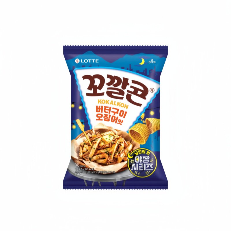 【韩国直邮】 LOTTE乐天脆脆角袋香浓妙脆角玉米角休闲零食小吃
