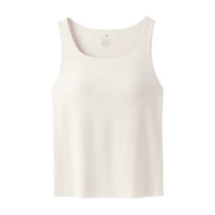 ubras加绒保暖背心女带胸垫罩杯免穿文胸肌底衣秋衣含羊毛打底