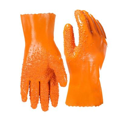 杀鱼止滑胶皮颗粒防油劳保手套
