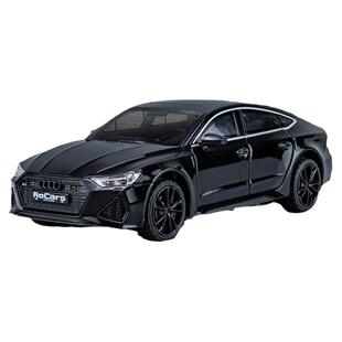 1比24合金车模奥迪RS7仿真模型回力四轮避震儿童玩具小汽车摆件