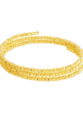 网红沙金三生三世镭射手镯