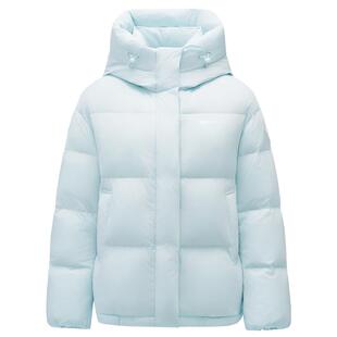 坦博尔羽绒服女连帽短款轻盈保暖时尚印花新款面包服外套时尚百搭