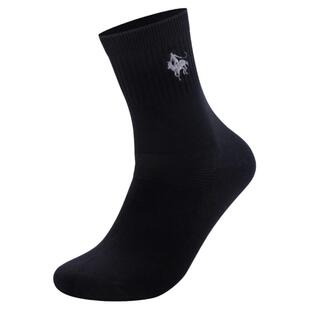 Jadely Paul 保罗男袜子纯棉中筒防臭简约商务纯色秋冬款全棉长袜