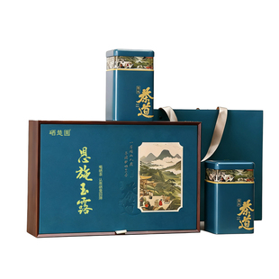 2025硒楚园湖北恩施玉露绿茶明前利川红茶硒茶特产新茶叶送礼盒装