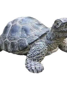 仿古招财大乌龟摆件温馨灵动家居庭院花园鱼池园艺造景合成石材