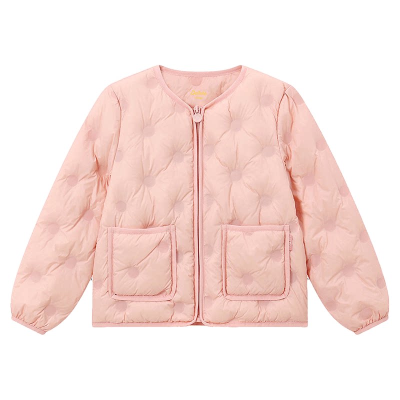 笛莎官方旗舰店女童轻薄羽绒服