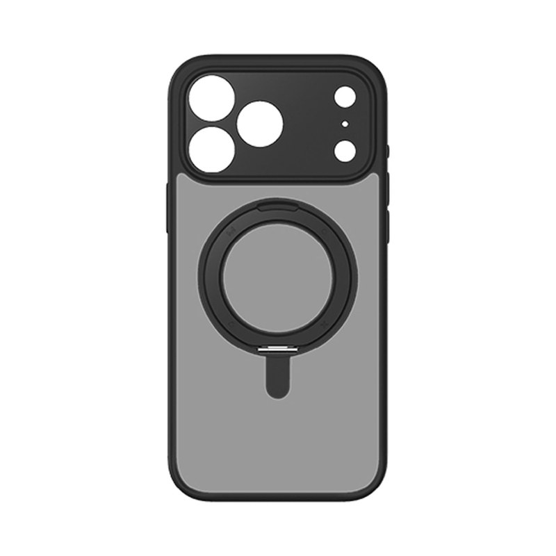 MOMAX摩米士保护壳适用苹果iPhone17磁吸手机壳ProMax金属旋转pro隐形支架360°滴答转AI按键AIR防