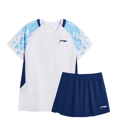 李宁羽毛球服运动套装女速干透气