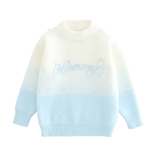 女童秋冬毛衣2025新款加厚女孩冬装针织洋气中大童毛线衣冬季上衣