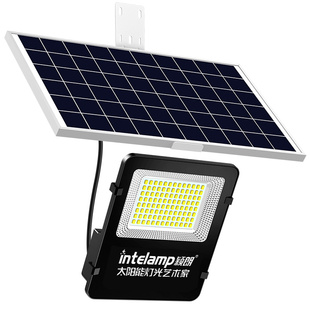 太阳能庭院灯院子大面积户外球场路灯农村家用强光款太能阳照明灯