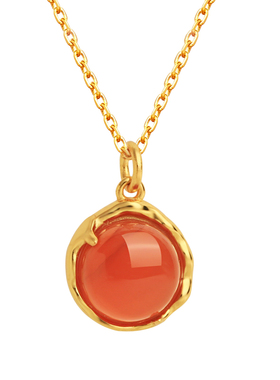 小糖果南红纯银玛瑙新年锁骨链