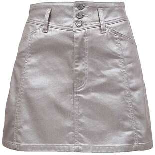 ONLY2025夏季新款个性潮流金属色牛仔裙短裙半身裙女|125137008