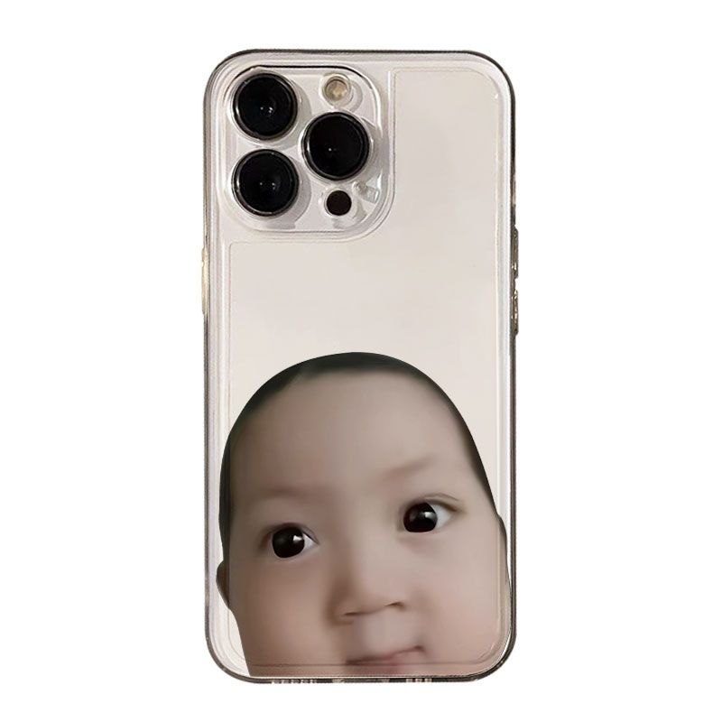 可爱适用iPhone14苹果17pm创意透明13ProMax软15PLUS手机壳小孩表情包小众适用红米NOTE17适用OPPOFINDX9SPRO