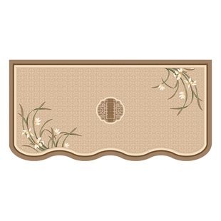 冉忆沙发垫冬季防滑新中式红木罗汉床盖布靠背垫2025新款坐垫山岚