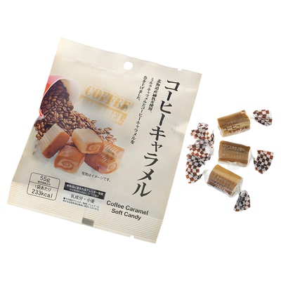 3袋包邮 日本NIPPO日邦制果咖啡太妃糖软糖北海道炼乳焦糖糖果