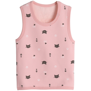 小青龙儿童内衣套装宝宝纯棉保暖背心马甲秋冬季男童女童加绒加厚