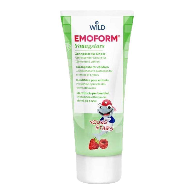 【自营】瑞士进口Dr.Wild儿童牙膏怀尔德6-12青少年含氟防蛀75ml