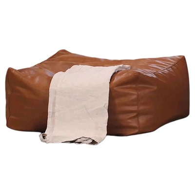 懒人沙发旧衣服填充沙发套闲置玩偶娃娃收纳蒲团皮墩坐墩凳子墩子