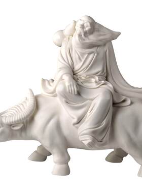 苏献忠大师作品陶瓷紫气东来摆件