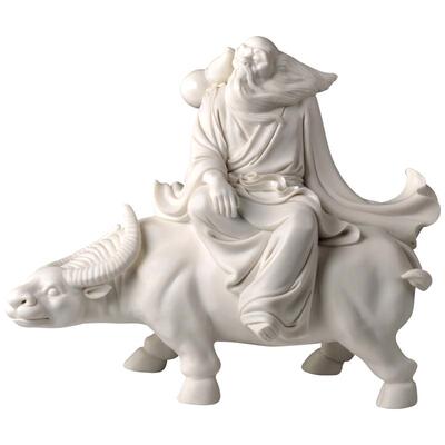 苏献忠大师作品陶瓷紫气东来摆件