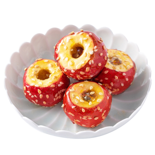 御食园冻干冰糖葫芦正宗老北京特产山楂脆果整颗空心零食独小包装