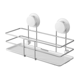 不锈钢吸盘置物架卫生间免打孔洗漱台厕所壁挂墙上浴室用品收纳架