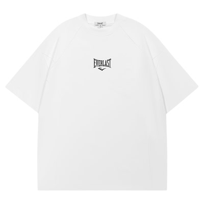 美国EVERLAST拳击落肩t恤男女