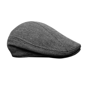 贝雷帽女帽英伦复古小头蓓蕾帽羊毛混纺前进帽秋冬保暖鸭舌帽男帽